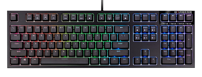 Illustration for article titled Topre Realforce RGB Keyboard Review: Life Beyond The Rubber Dome